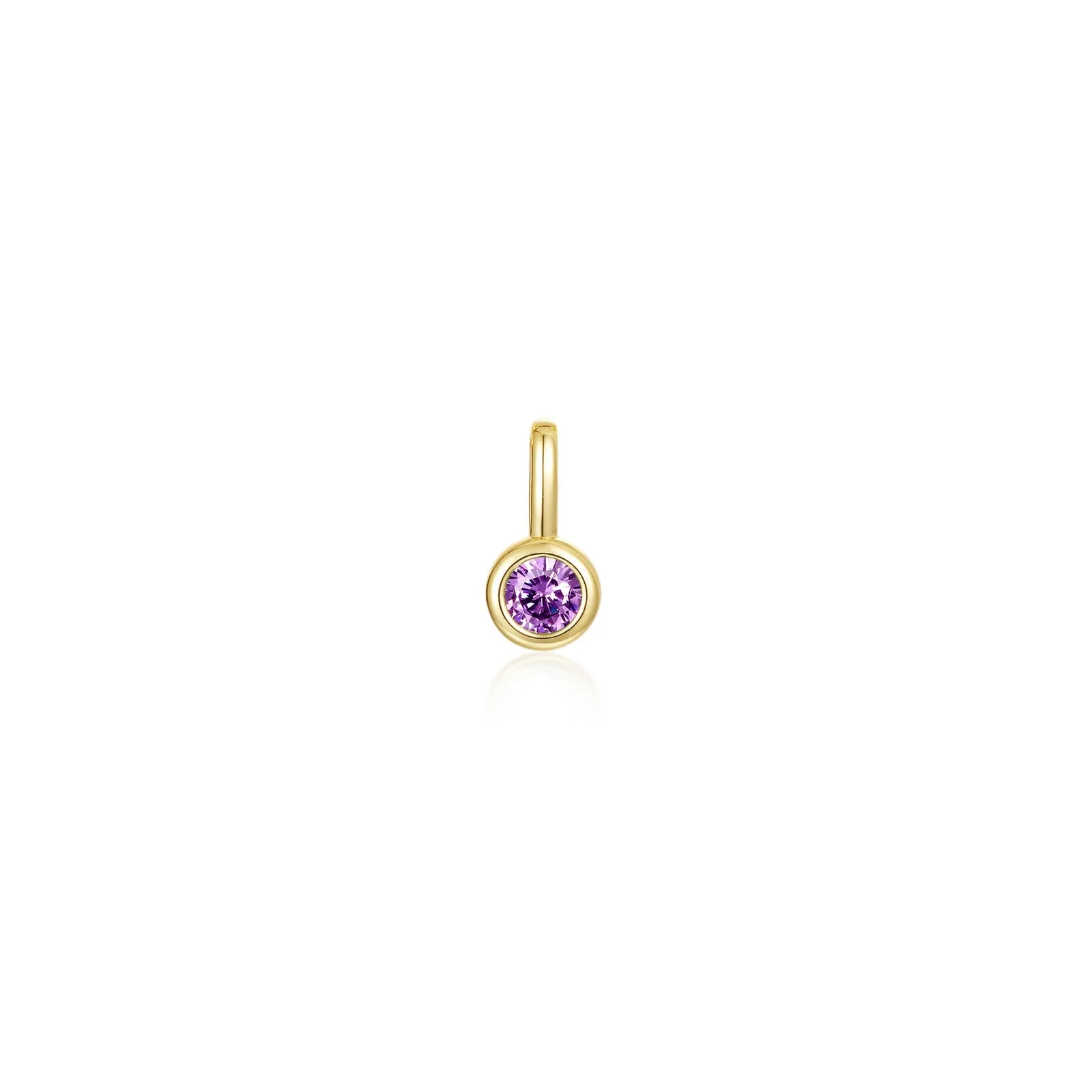 May Birthstone Charm Pendant