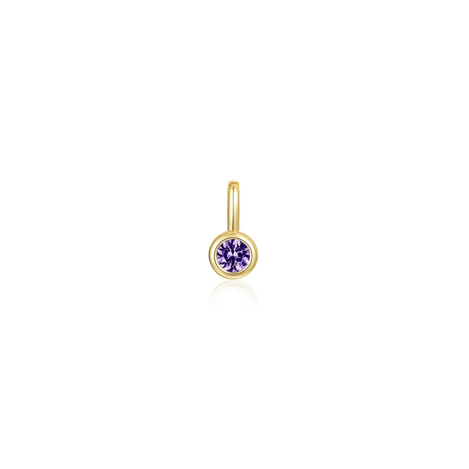 May Birthstone Charm Pendant