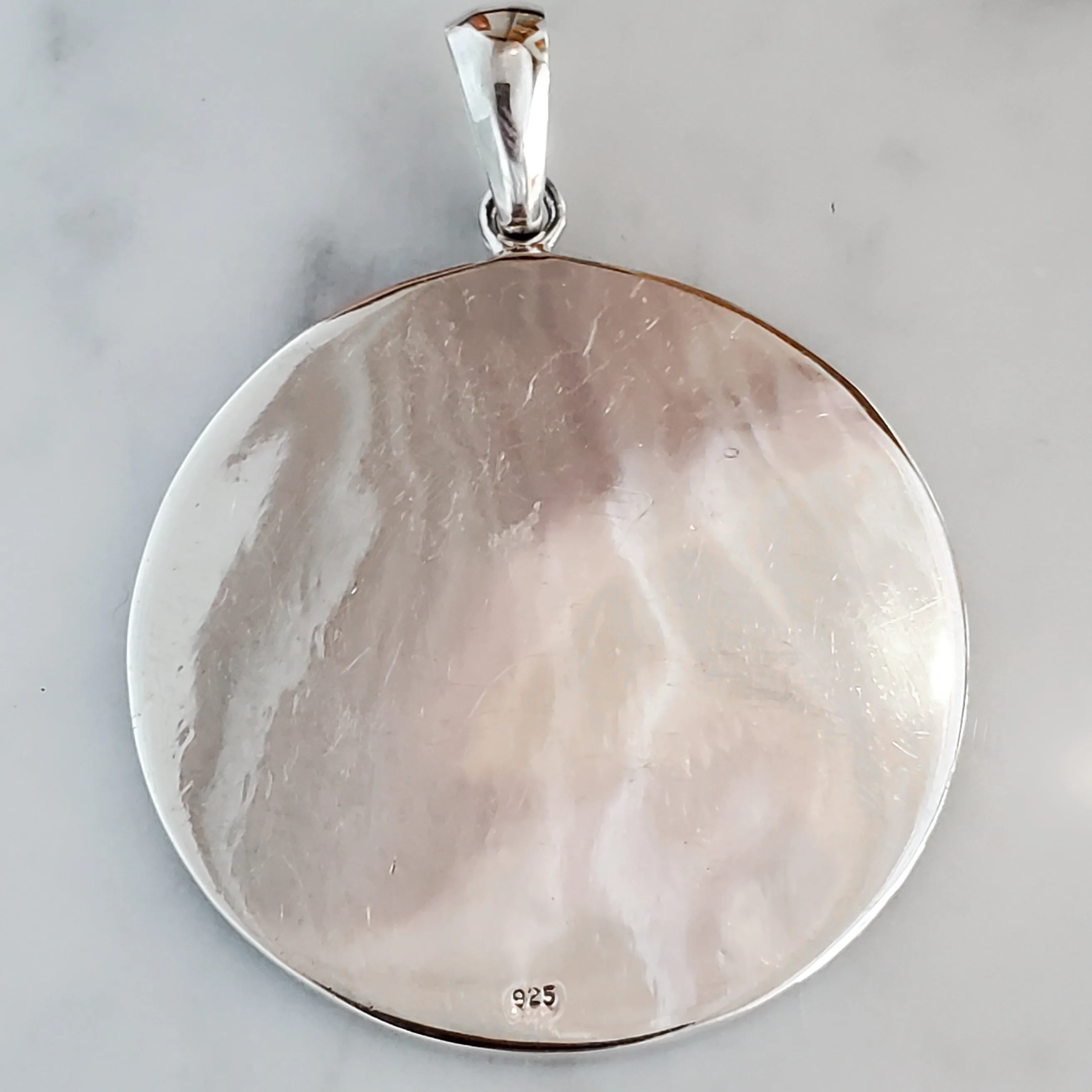 Mayan Calendar Amulet .925 Sterling Silver Charm Pendant