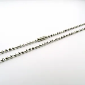 Mens Titanium Ball Chain Necklace