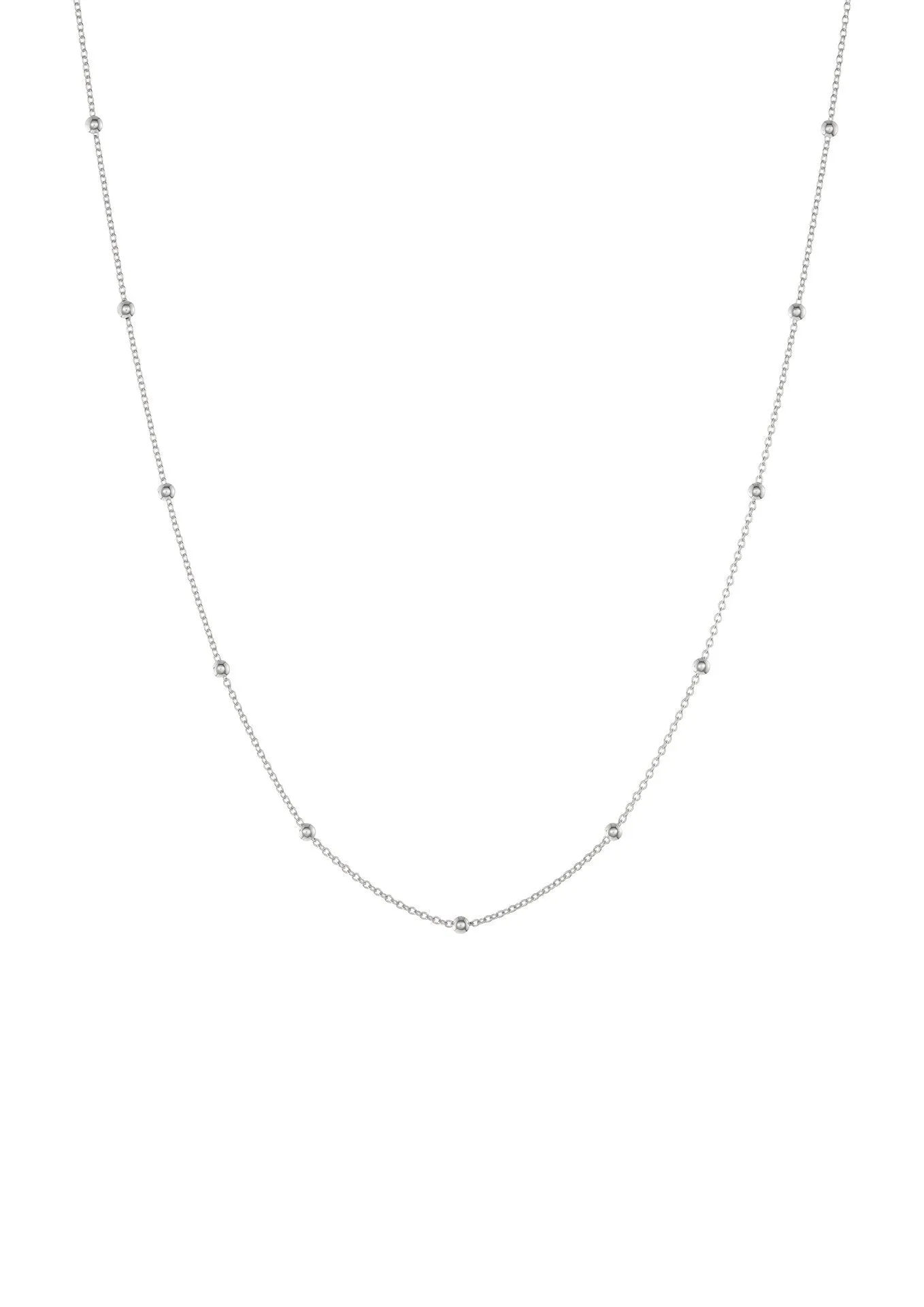 Mini Bubble Necklace Silver