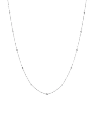 Mini Bubble Necklace Silver