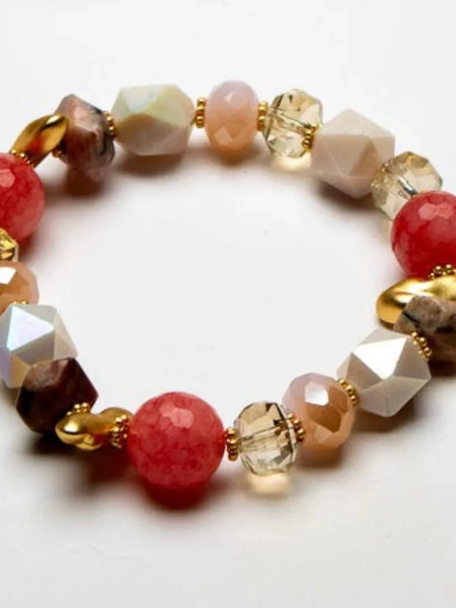 Mixed Bead Stretch Bracelet
