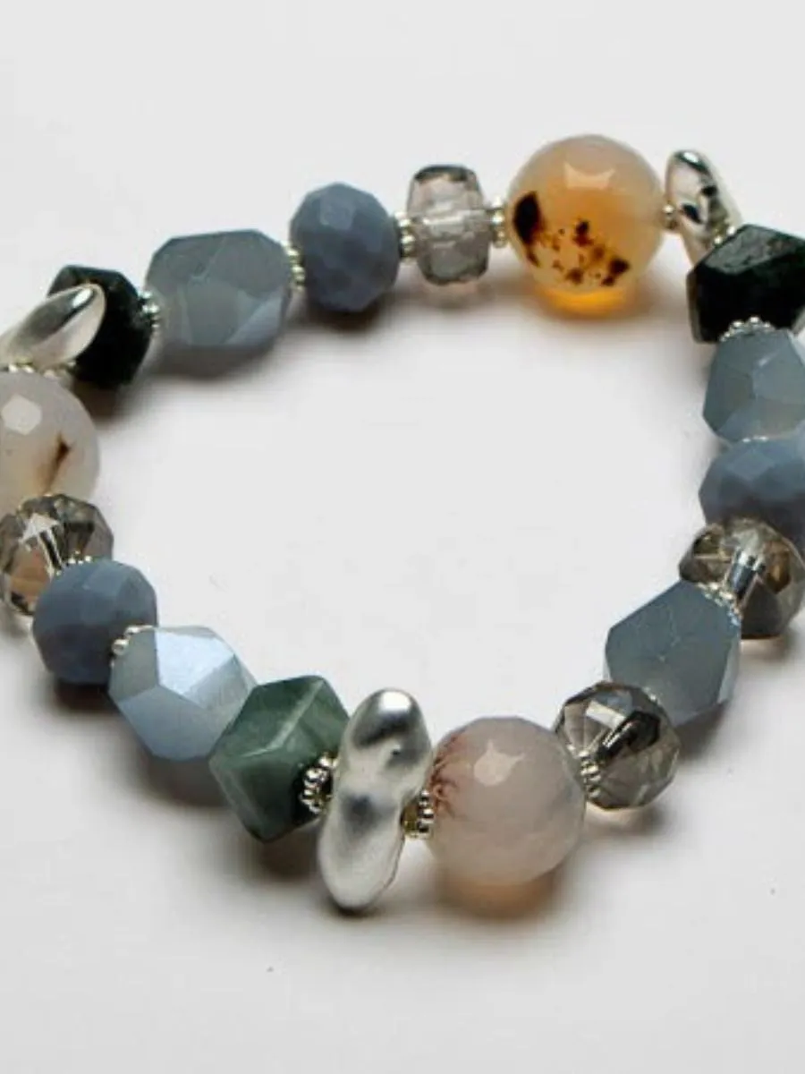 Mixed Bead Stretch Bracelet