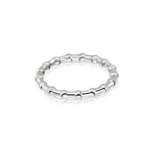 Modern Bobble Stacking Ring Sterling Silver