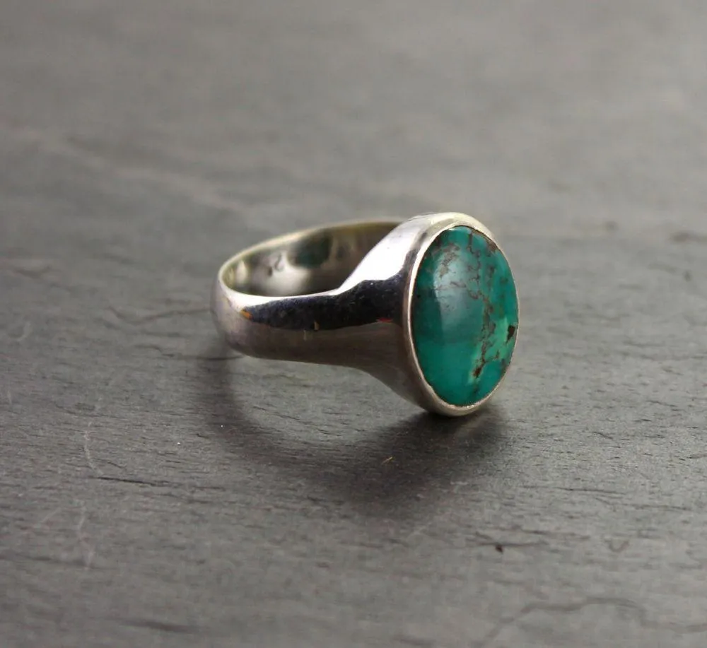 Modern Turquoise Ring
