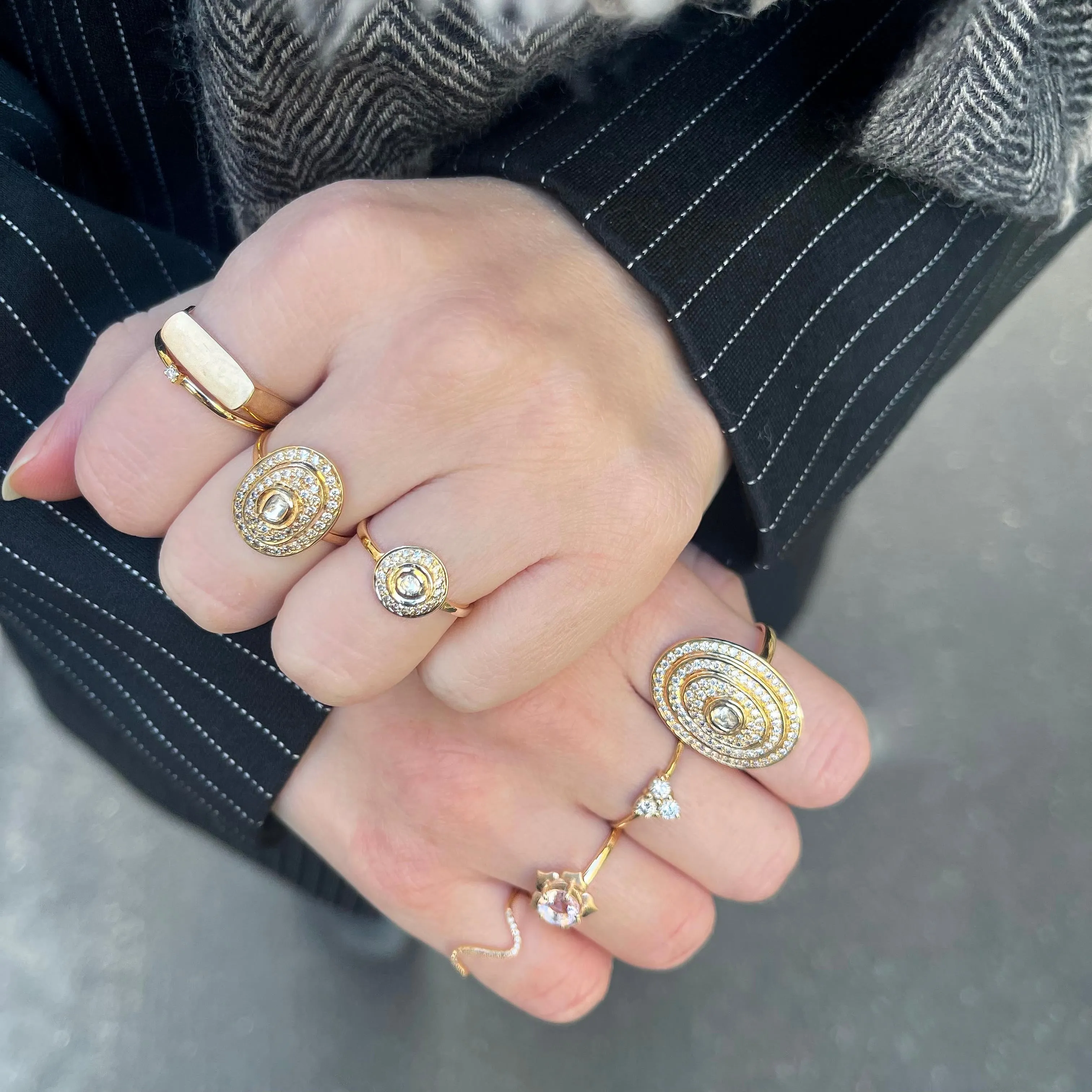 MODERN VINTAGE, Victorian Ellipse Ring