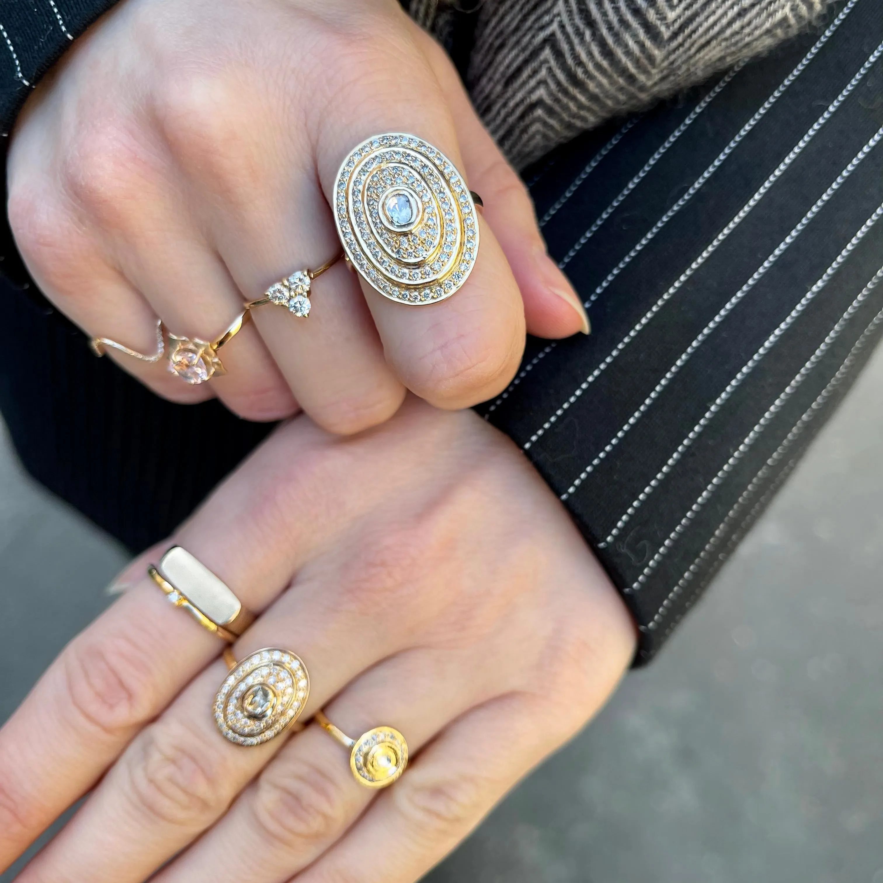 MODERN VINTAGE, Victorian Ellipse Ring
