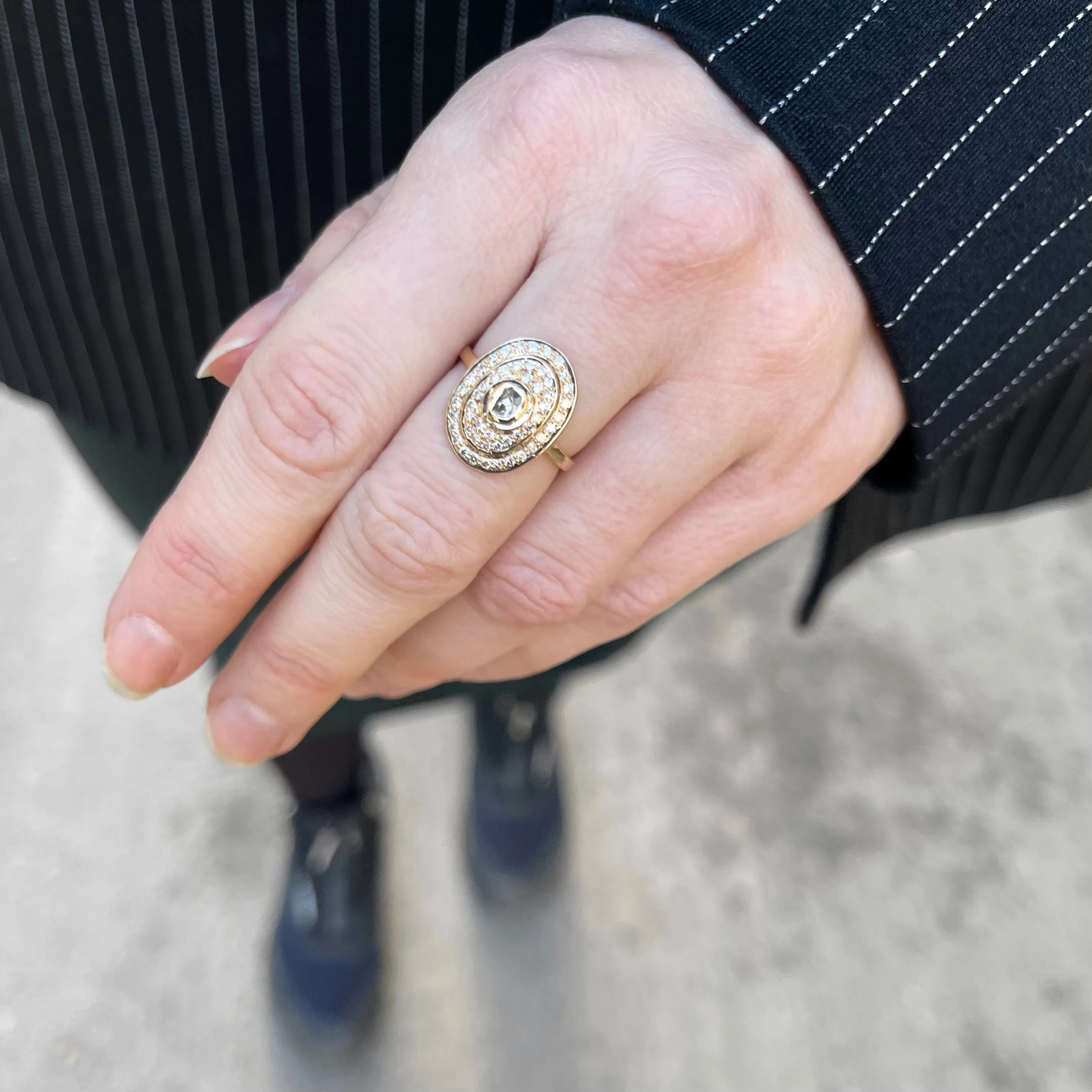 MODERN VINTAGE, Victorian Ellipse Ring