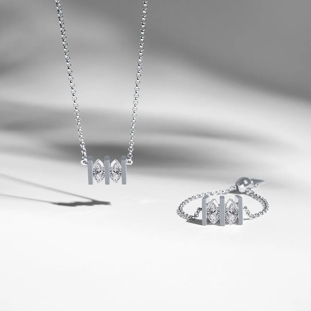 MONOLITH MARQUEE DOUBLE NECKLACE