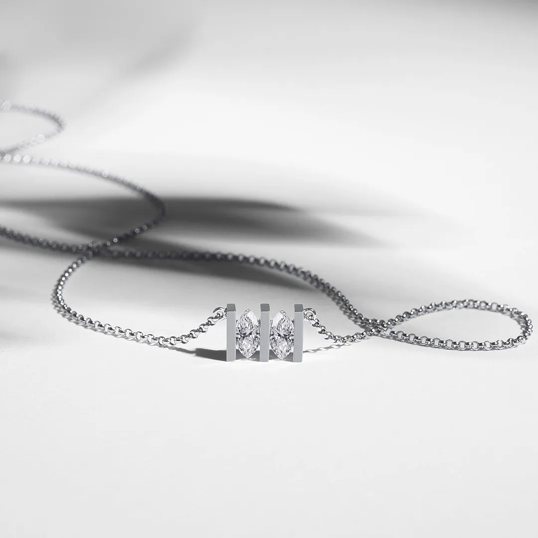 MONOLITH MARQUEE DOUBLE NECKLACE