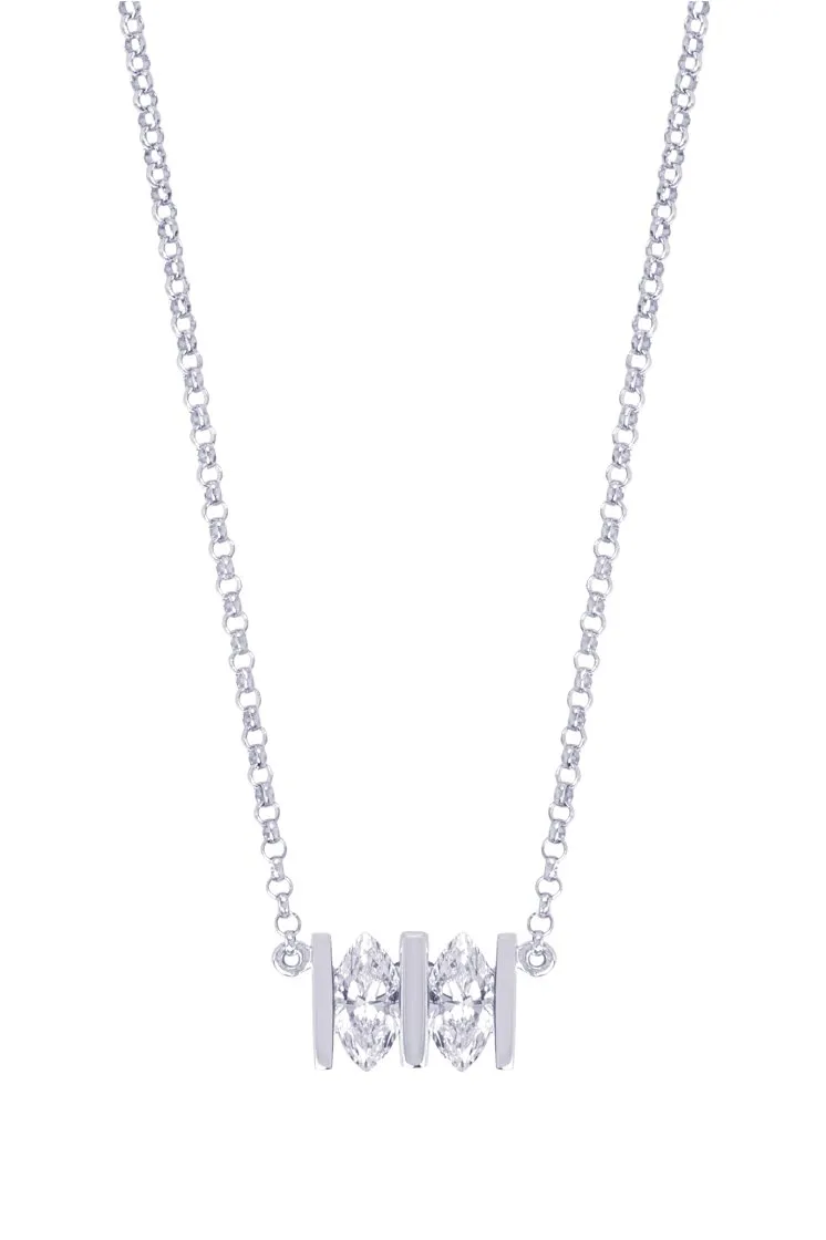 MONOLITH MARQUEE DOUBLE NECKLACE