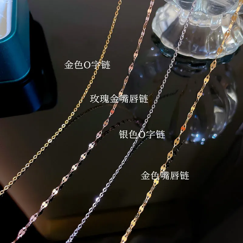 Natural Geometric Stainless Steel Necklaces