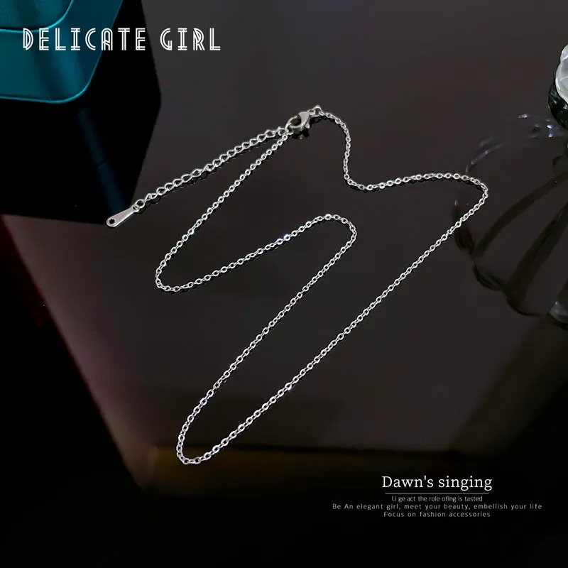 Natural Geometric Stainless Steel Necklaces