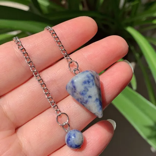 Natural Stone  Crystal  Pendants