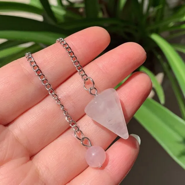 Natural Stone  Crystal  Pendants