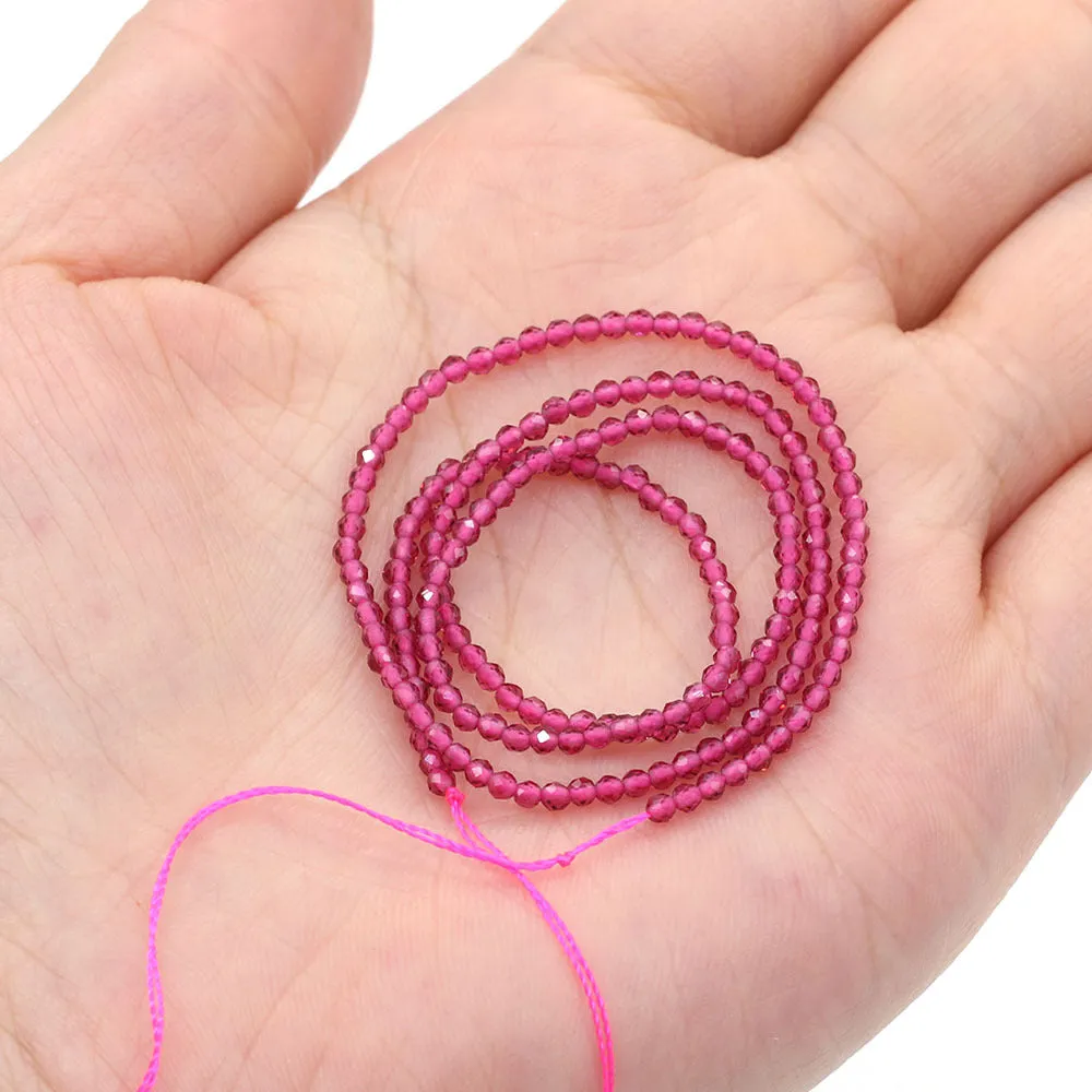 Natural Stone Semi-Precious Stone Synthetic Glass Faceted Spinel Beads