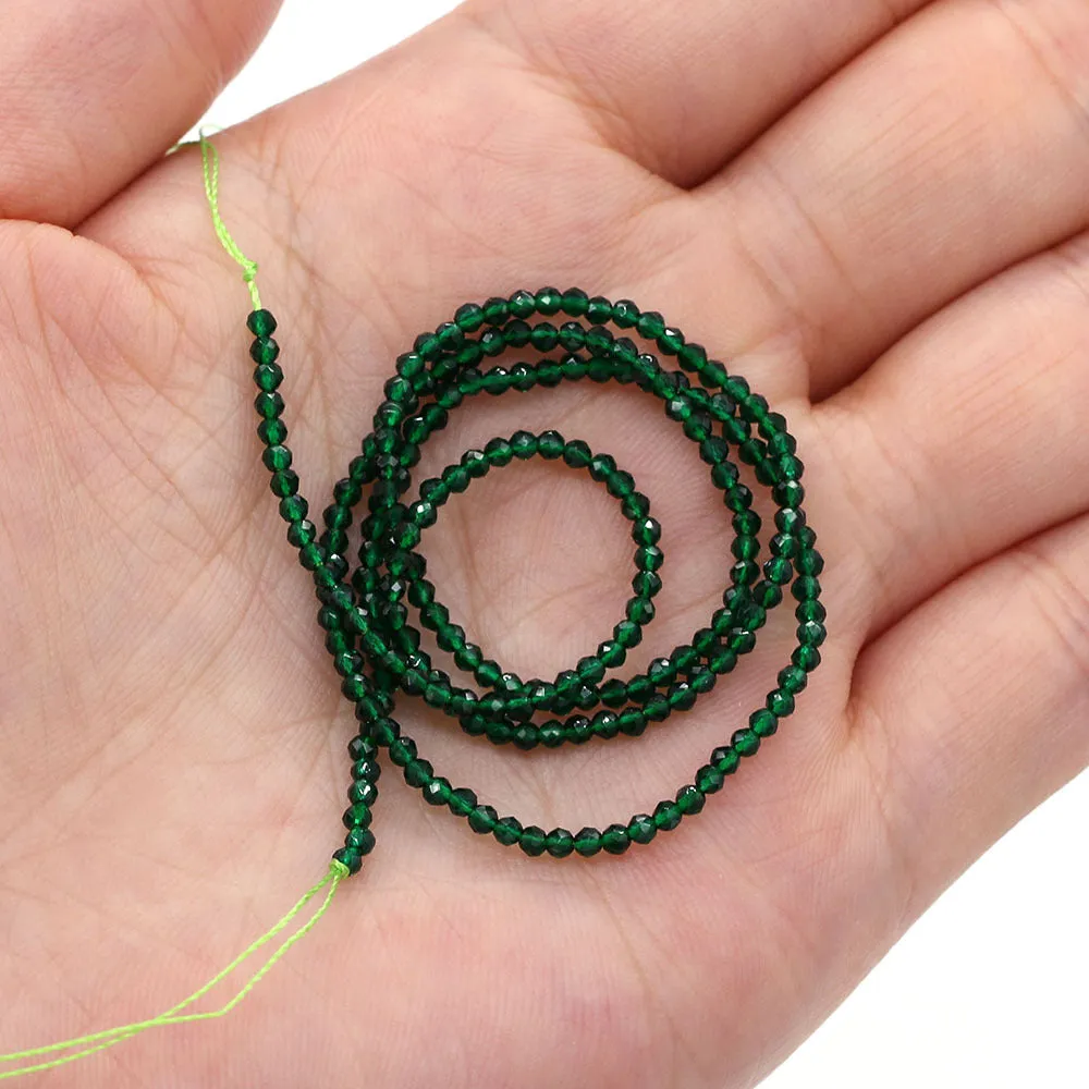 Natural Stone Semi-Precious Stone Synthetic Glass Faceted Spinel Beads