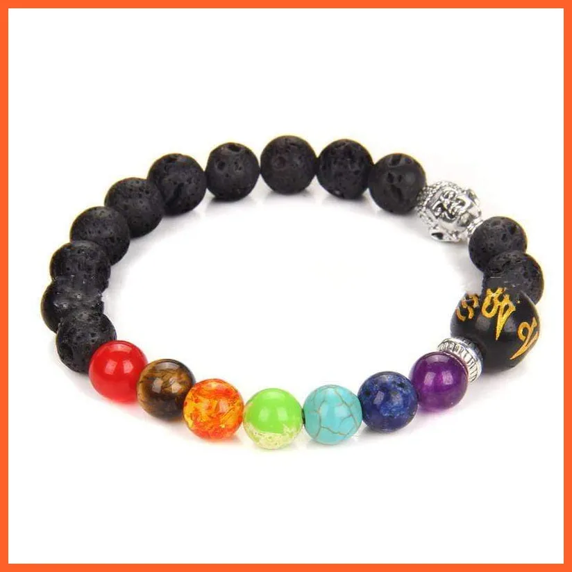 Natural Stone Seven Chakra Bracelet | Bracelet For Mindfulness And Control