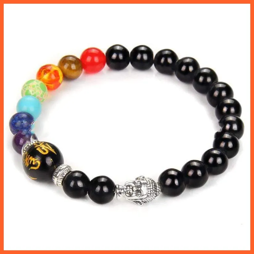 Natural Stone Seven Chakra Bracelet | Bracelet For Mindfulness And Control
