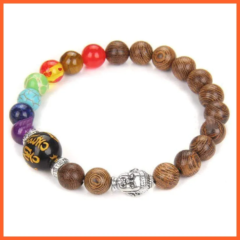 Natural Stone Seven Chakra Bracelet | Bracelet For Mindfulness And Control