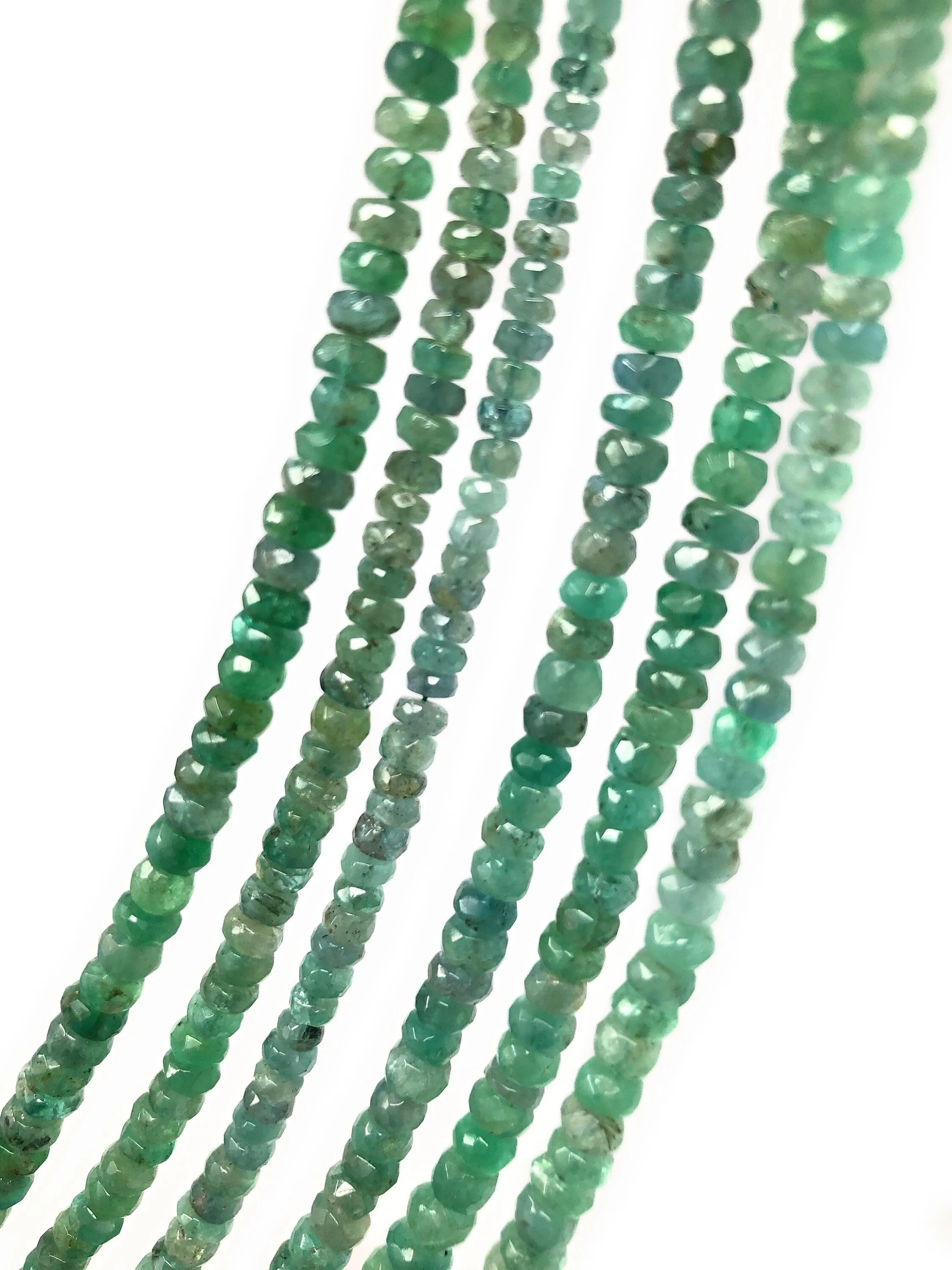 Natural Zambian Emerald Beads, Genuine Gemstone Beads, Wholesale Beads for DIY Jewelry, Jewelry Supplies for Jewelry Making, 2.5mm - 6mm