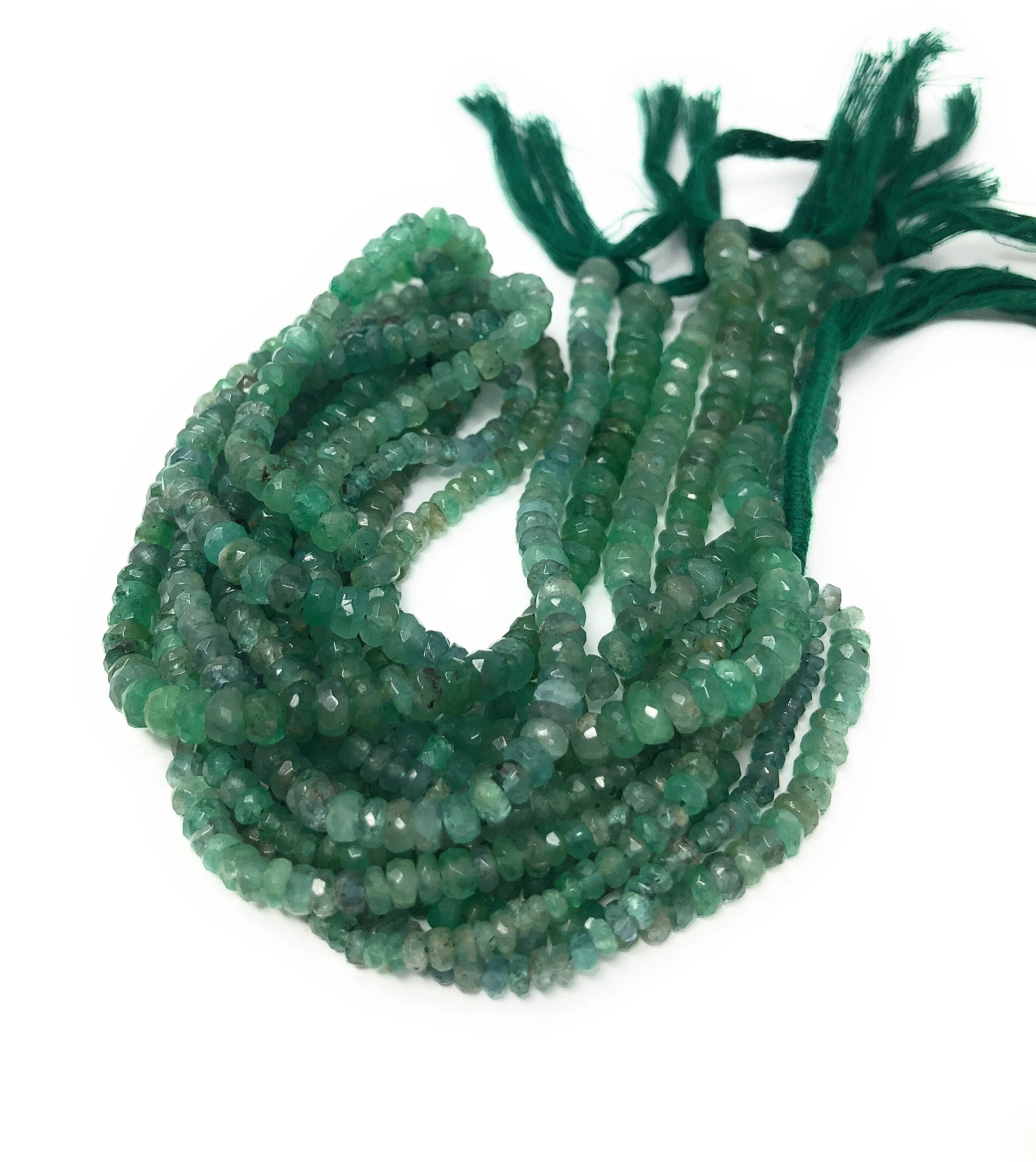 Natural Zambian Emerald Beads, Genuine Gemstone Beads, Wholesale Beads for DIY Jewelry, Jewelry Supplies for Jewelry Making, 2.5mm - 6mm