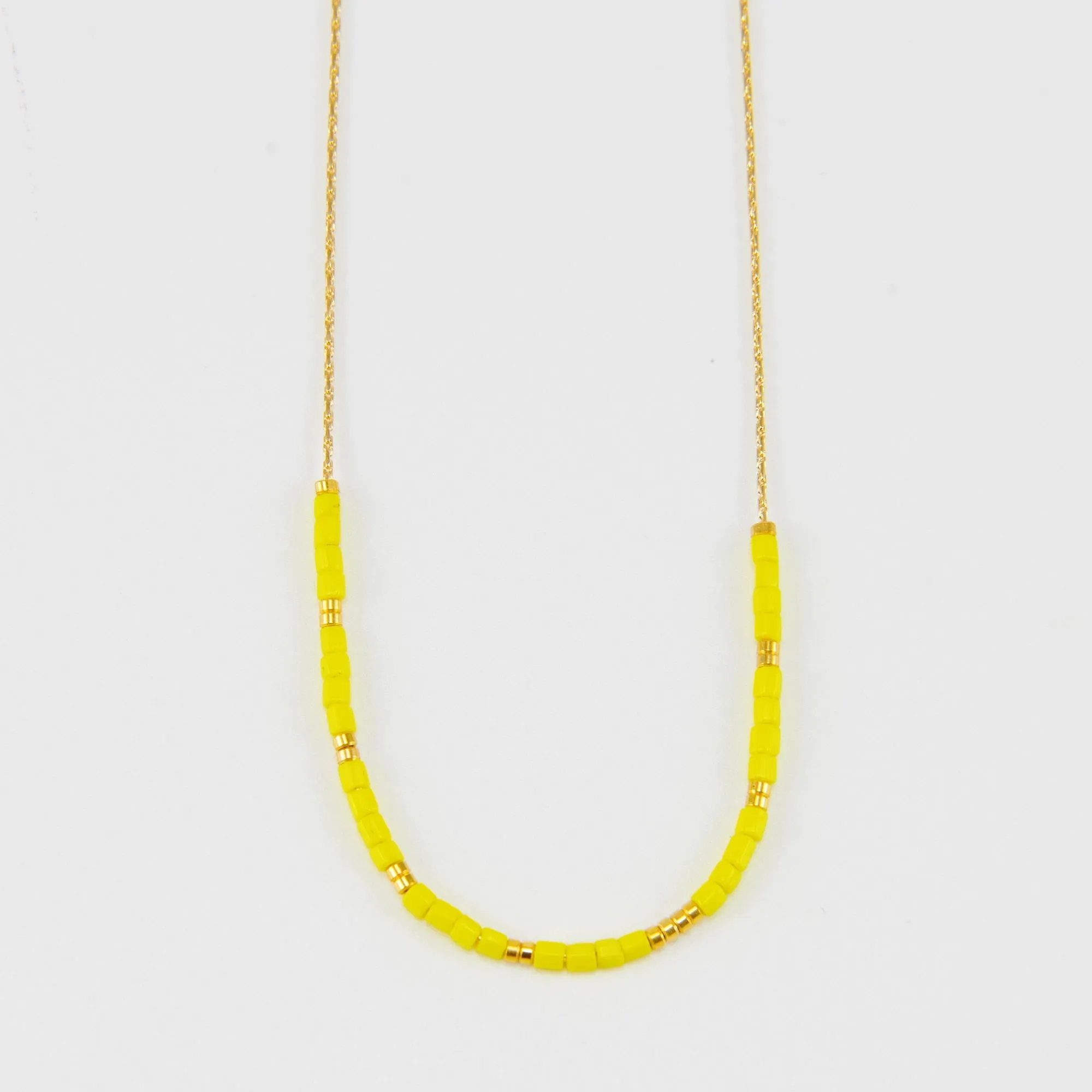 NOONA BEADED CHAIN NECKLACE