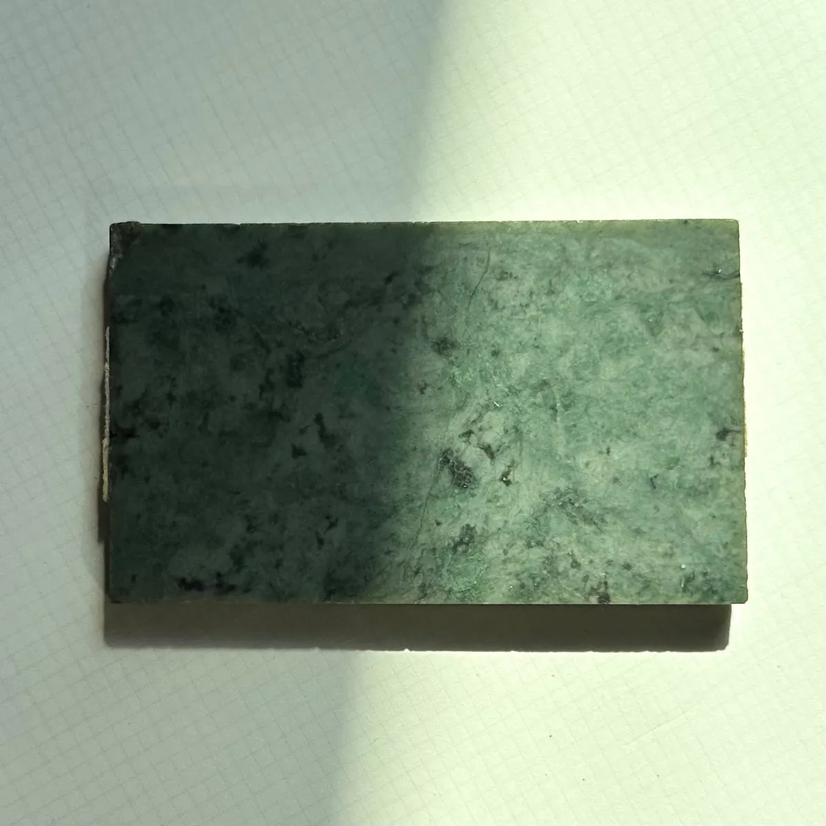 Orbit Pendant - Green Jade, Sterling Silver