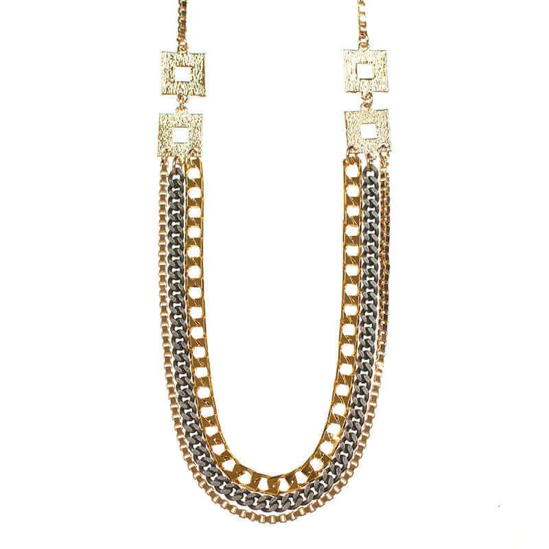 ORIA MULTI-CHAIN NECKLACE
