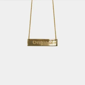 Original - necklace - gold plated