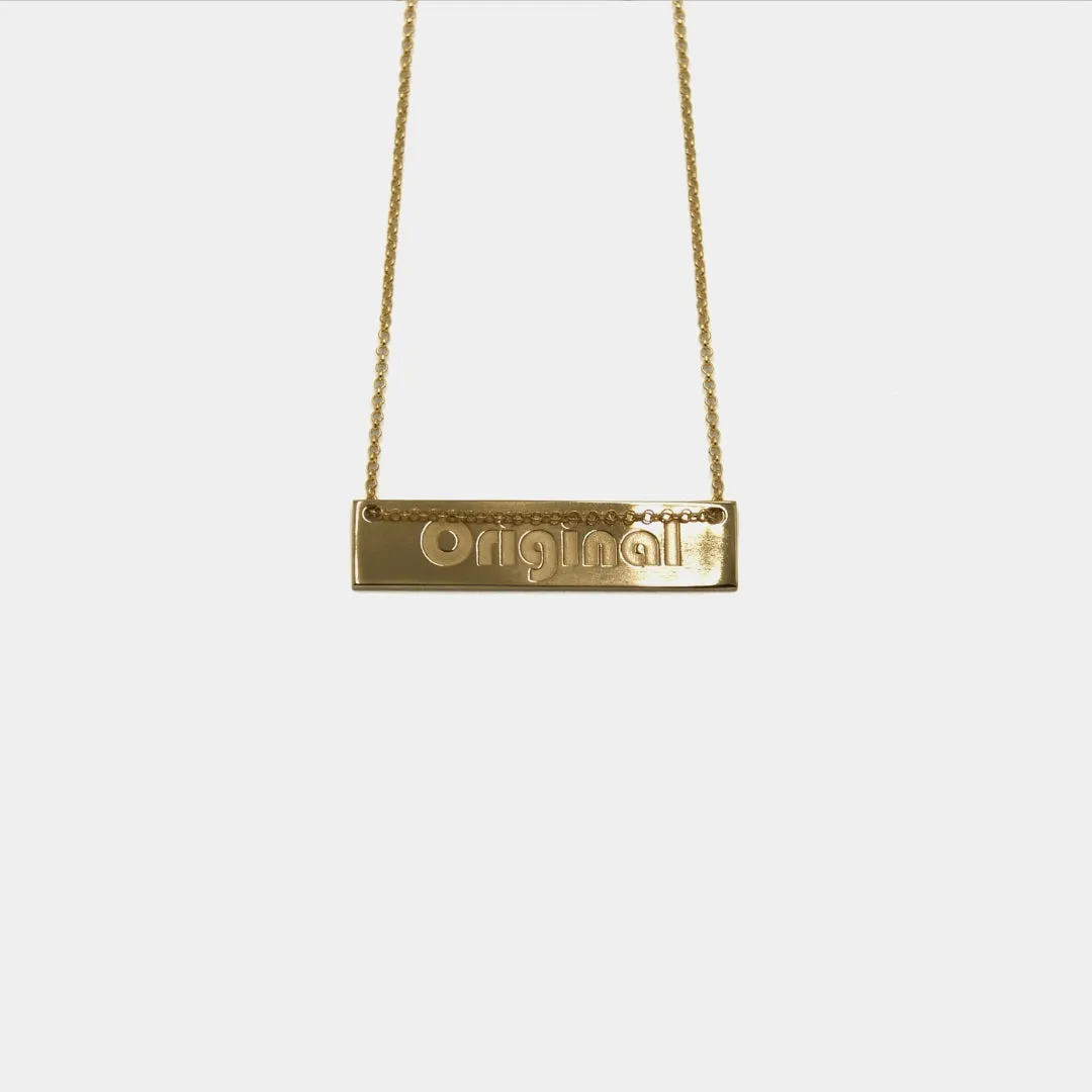 Original - necklace - gold plated