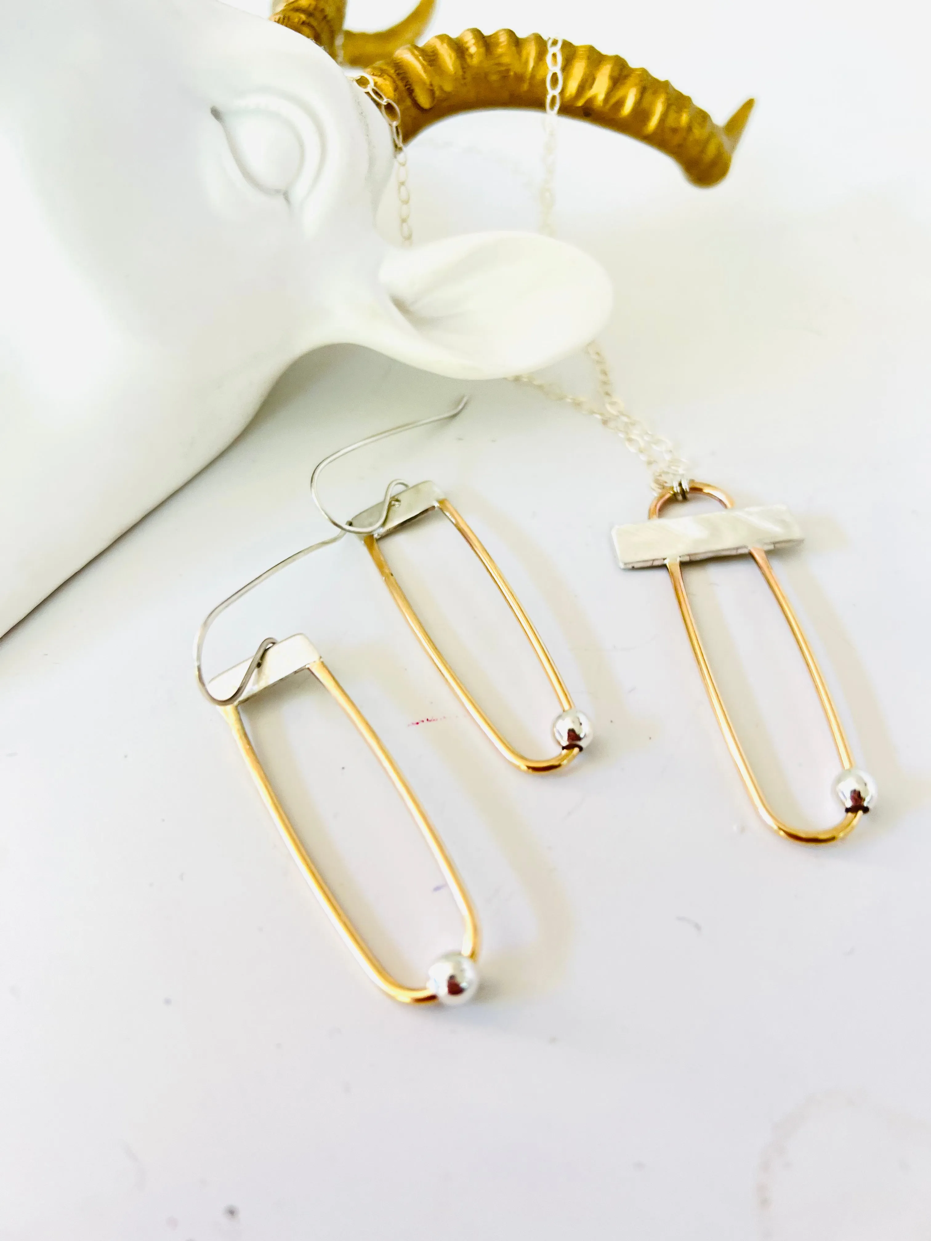 Paddle Fidget Earrings