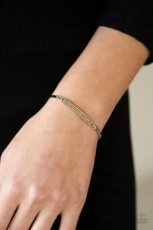 Paparazzi Bracelet ~ Showy Sparkle - Brown