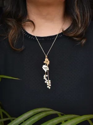 Pearly State Charm Necklace