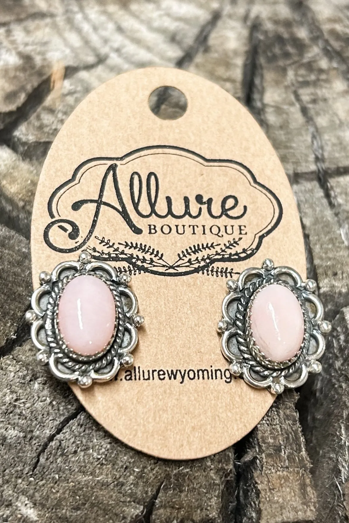Pink Opal Blossom Earring