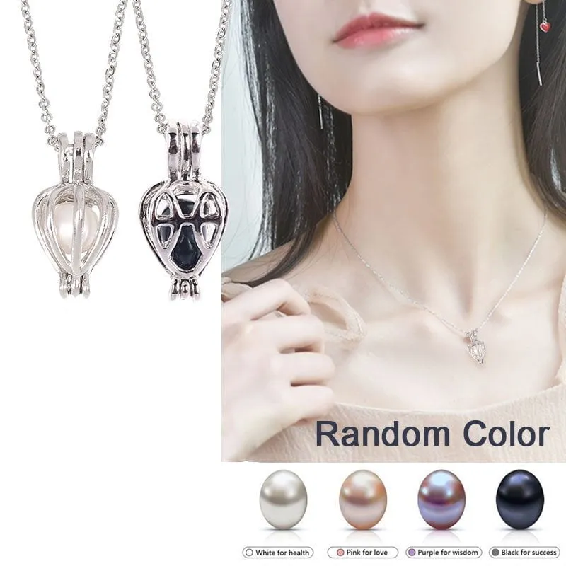 pipicars Natural Oyster Wish Freshwater Pearl Necklace DIY