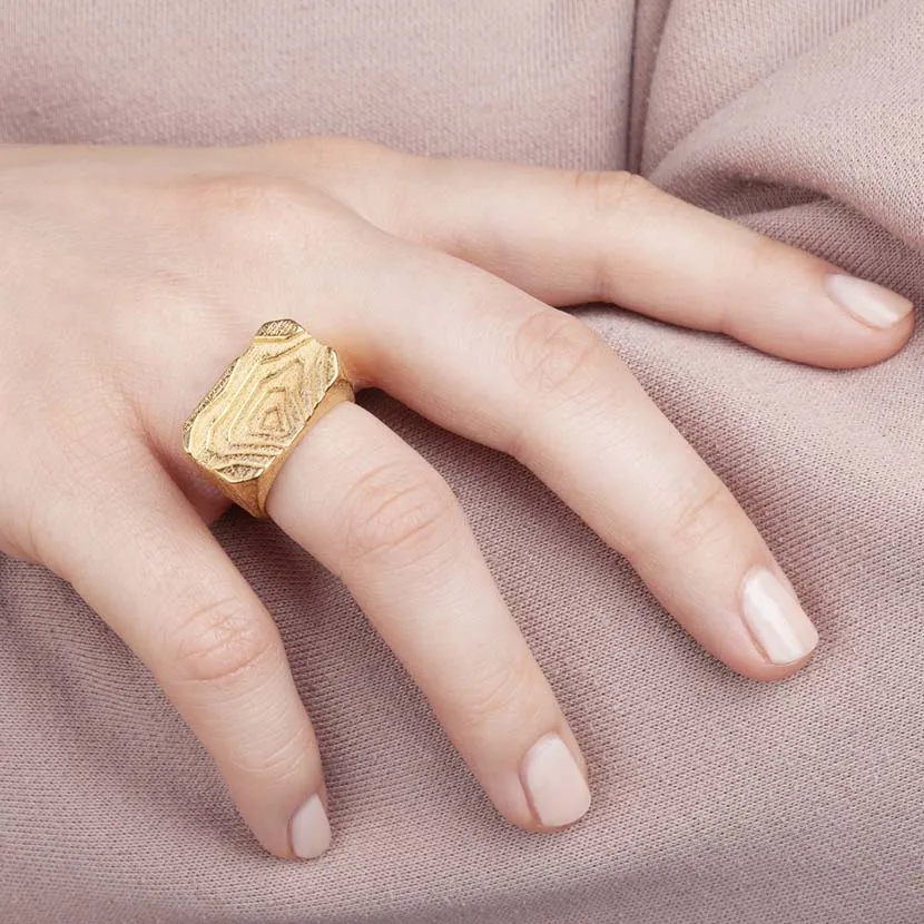 Pit Ring | Steel | Gold