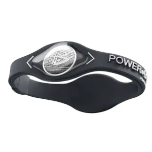 Power Balance bracelet for athletic performance & stability - Black (S)