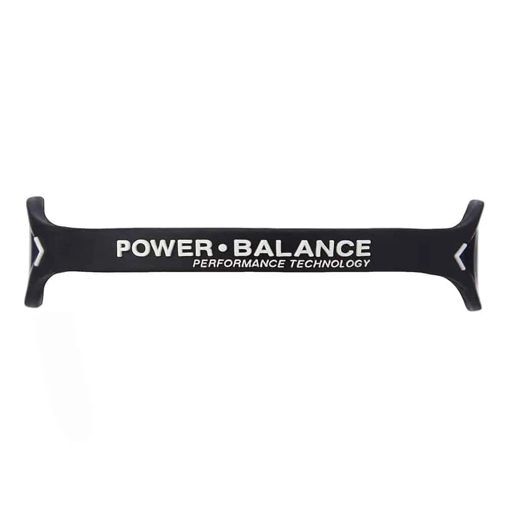 Power Balance bracelet for athletic performance & stability - White (M)