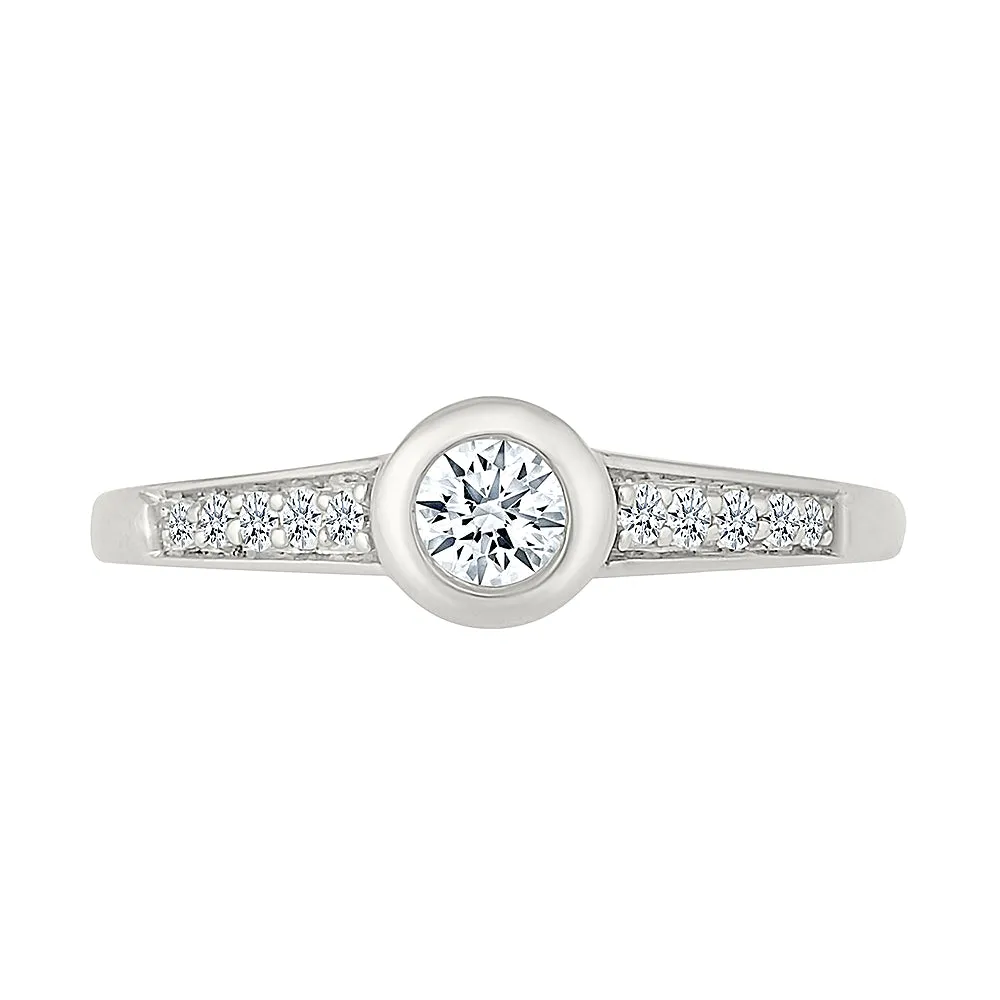 Princess Modern Gold & Diamond Ring
