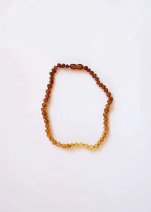 Raw Baltic Amber   Sunflower || Necklace || 12" Baby || Child Necklace