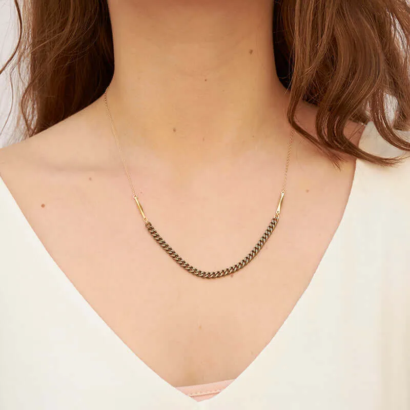 REBEL GOLD MULTI-CHAIN NECKLACE