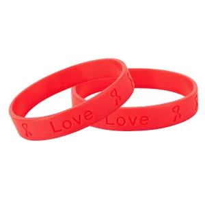 Red Silicone Bracelets