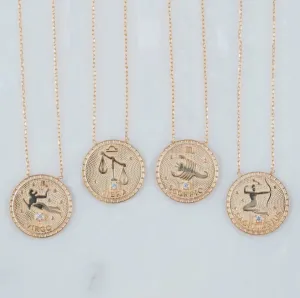 Redone Vintage Zodiac Necklace