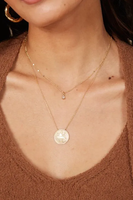 Redone Vintage Zodiac Necklace