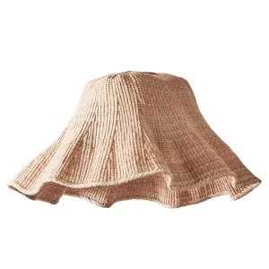 Regular Wonky Wave natural woven palm basket