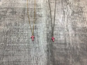 Rhodonite Cross Necklace