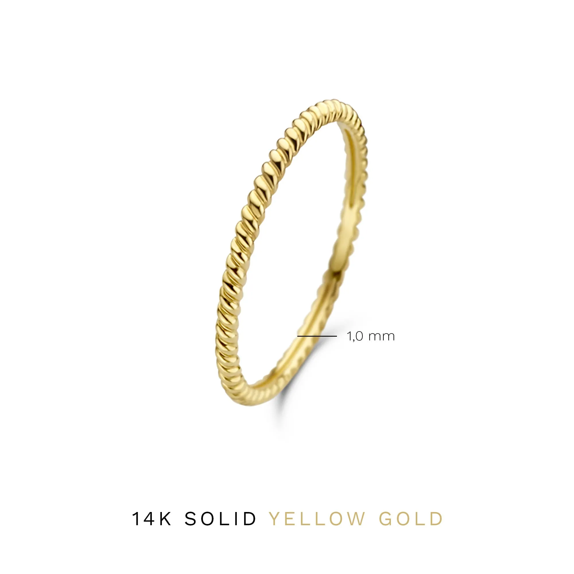Rivoli Selene 14 karat gold ring