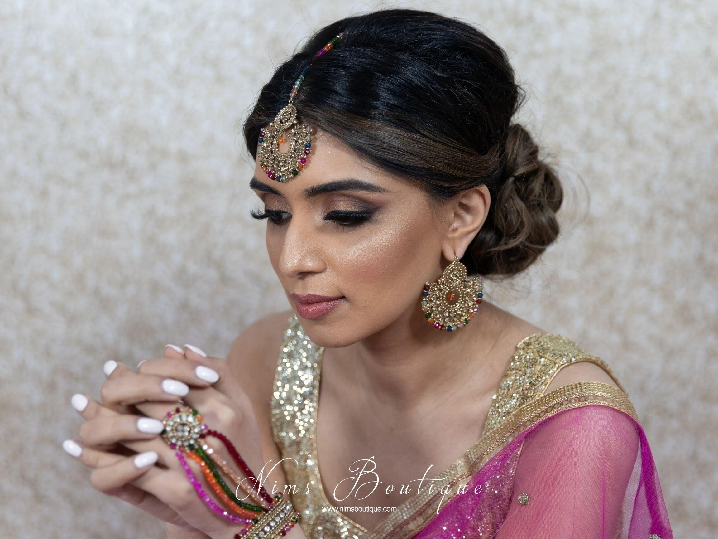 Royal Multicolour Small Handpiece / Hath Panja